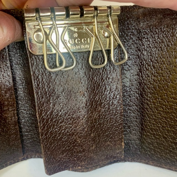 Gucci, Sherry line key case, vintage - Picture 6 of 8
